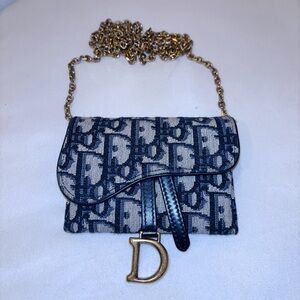 Authentic Christian Dior Saddle Nano Pouch